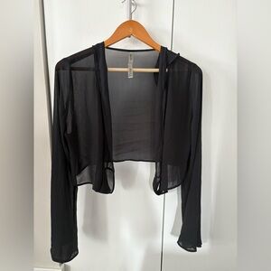 Victoria's Secret Swim Coverup Black